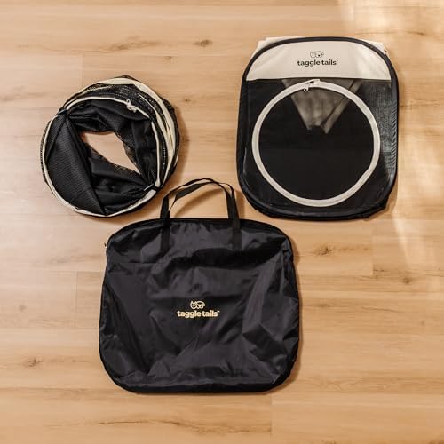 Large Portable Cat Playpen and Cat Tunnels for Indoor Cats Provides Room to Romp, Play, and Sleep. Enclosed Outdoor Pet Playpen, Easy Set-Up. Ventilated with Waterproof Base