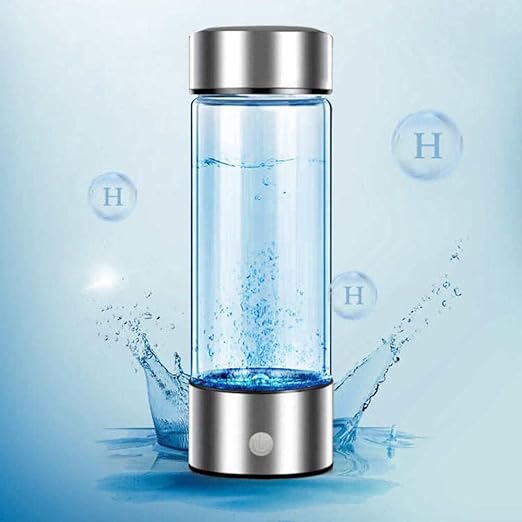 Hydrogen Water Bottle Generator with Filter - Rechargeable Portable, Reusable Ionizer for Clean, Healthy Hydrogen Water Gifts for Him Her, Hydrogen Water Machine for Home Travel Office Exercise