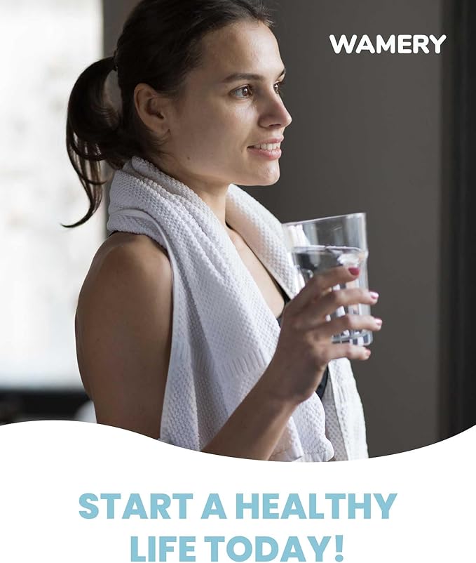 Alkaline Water Filter Pitcher 8 Cup, Free Filter Cartridge Included, Increases Water pH, Removes Lead, Chlorine, Copper. Fast Filtration, Water Purifier Pitcher