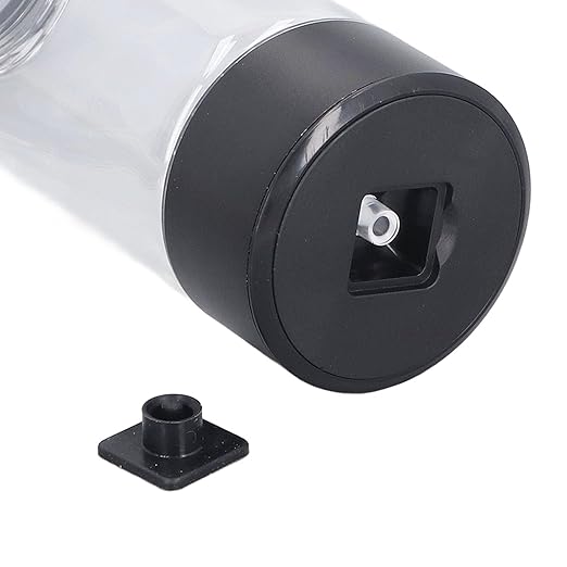 Hydrogen Water Generator, 410ml Rechargeable Portable Hydrogen Rich Water Bottle, Hydrogen Ions Maker Machine 1200‑1400ppb with Nasal Hose, Reducing Oxidative Stress