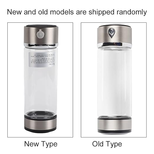 Hydrogen Water Bottle, 420ml Hydrogen Rich Water Cup Machine with USB Rechargeable, Ion Water Generator, Improve Water in 3 Minutes, for Home Office