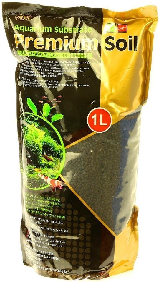 Substrate Premium Soil 2 Pound for Planted Dwarf Shrimp Water Plants Activated by Aquarium Equip