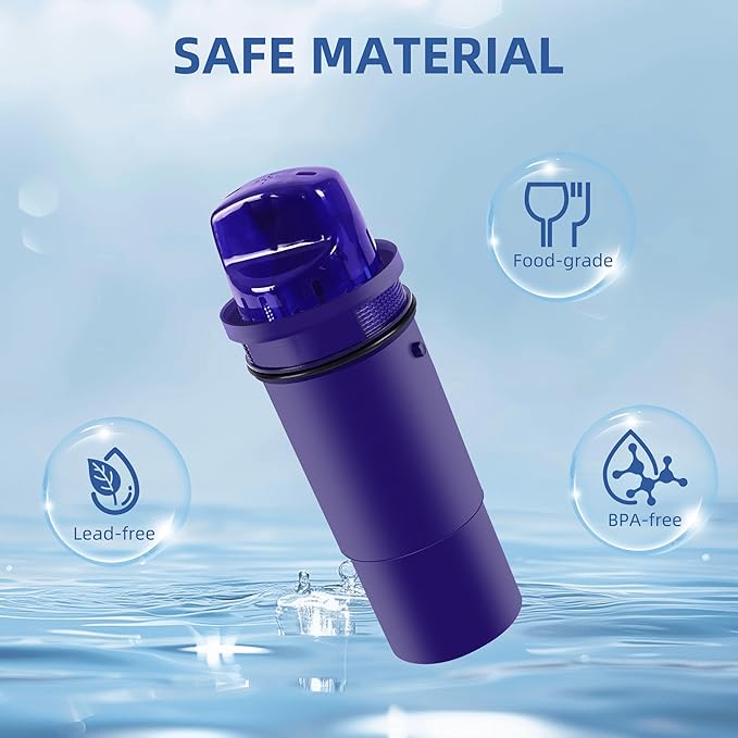 6-Pack PPF900Z Water Filter Replacement for PUR, PUR Plus Pitcher and Dispenser, Water Filters Replace PPF900Z, PPF951K,CRF950Z,PPT700W, PPT711W