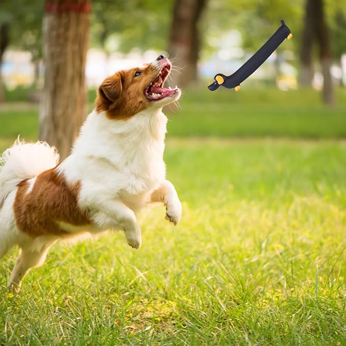 3 pcs 9-11 inch Original Squeaky Latex Dog Toy for Small Medium Large Breeds, Rubber Bite Force Pet Toys for Cat Puppy Animal(Yellow Pink Black), Safe Easy to Clean