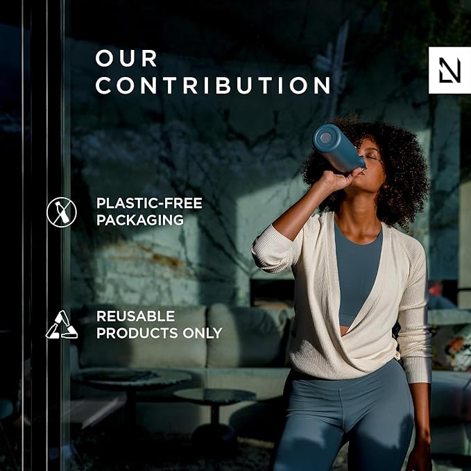 LARS NYSØM Stainless Steel Insulated Water Bottle 12oz 17oz 25oz 34oz 51oz | BPA-free Insulated Thermo Flask for Hot and Cold Beverages | Leakproof Drinking Bottle (Creamy Peach, 25oz)