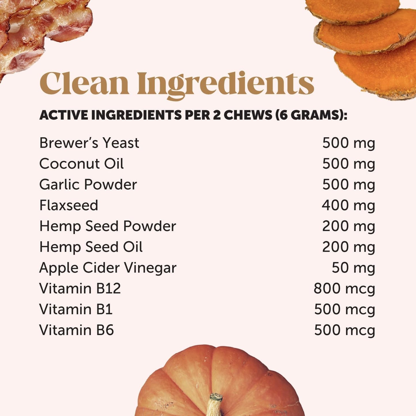 Flea and Tick Prevention for Dogs Supplement - Natural Flea and Tick Chews for Dogs, Oral Pills with No Harsh Chemicals, Natural Way to Enjoy The Outdoors - Bacon (90 Count)