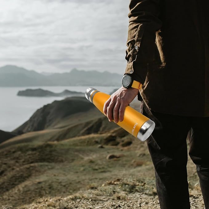 29oz Thermos for Hot and Cold Drinks, Coffee Thermos Water Bottle, Wide Mouth Thermal Cups- Leakproof Stainless Steel Insulated Thermos - Commute, Travel, and Picnic Friendly