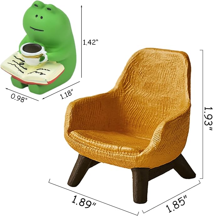 Miniature Frog Figurines Frog Figurine Frog Gifts for Women Frog Decor Desk Accessories for Home Office