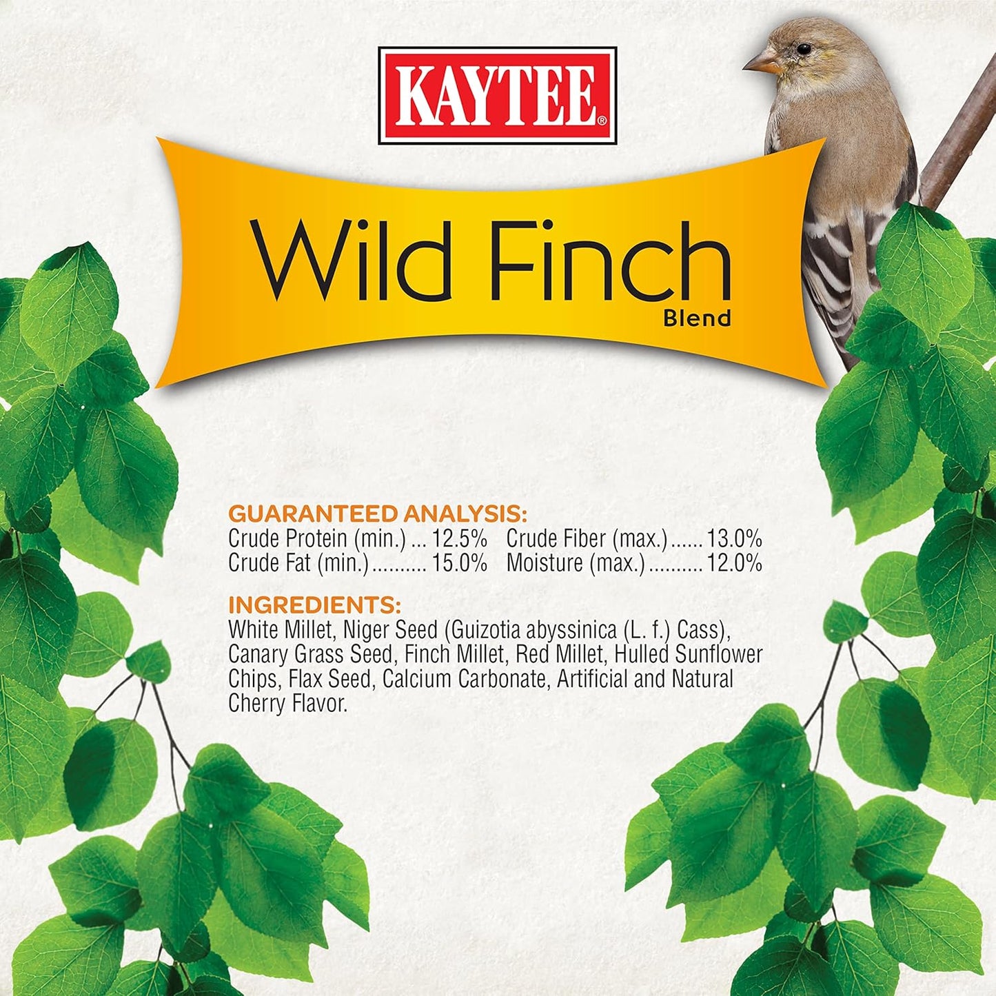 Kaytee Wild Bird Finch Food Blend, 3 lb (Pack of 2)