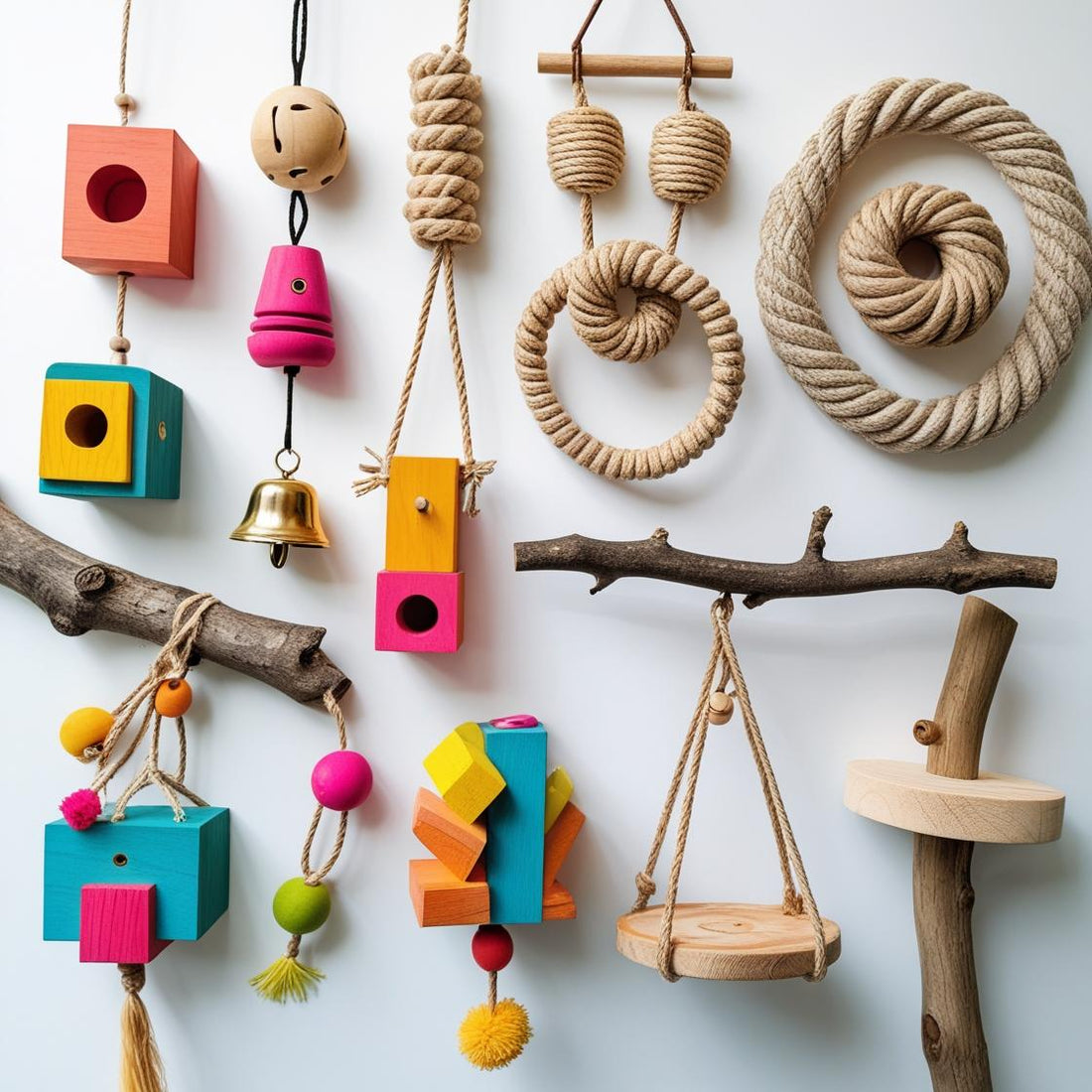 Bird Toys & Perches: Keep Your Birds Active and Engaged with FurlyGoods