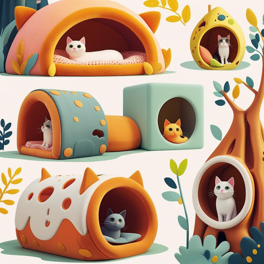 Cat Beds & Hideouts: Cozy Retreats for Your Feline Friends at FurlyGoods
