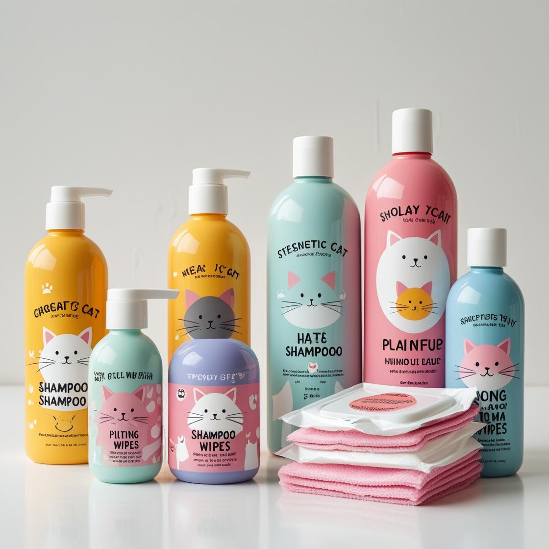 Cat Shampoos & Wipes