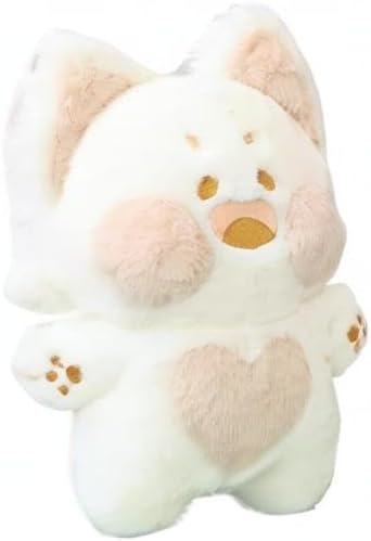 Galatee Cute Cat Plush Toy Cat Stuffed Animal Plush Soft Cat Angel Plushie Pillow Gifts for Adults and Kids(19.6" White Angel)