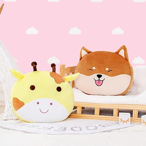 Lazada Giraffe Plush Kids Pillow Toy Soft Baby Girl Gifts Animal Pillows Yellow 15 Inches