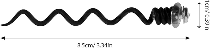 Alipis Replacement Corkscrew Spiral Worm 4pcs Corkscrew Wine Bottle Opener Manual Cork Screw for Waiter Metal Spiral Bit Replacement for Corkscrew Repairing