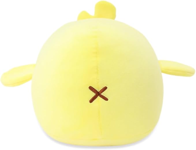 Anirollz Stuffed Animal Plush Toy – 10" Medium Plush Doll | Soft, Squishy, Cute, Comfort, Safe | Birthday Gift Pillow with Cute Character Yellow Chick Chickiroll
