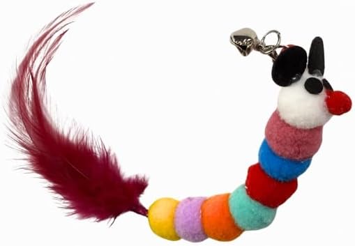 Interactive Cat Toys for Indoor Cats - Hanging Door Cat Toy with Bouncy Mouse and Bell - Door-Mounted Fun Toy for Cats at Home - Includes 2 Bonus Attachments