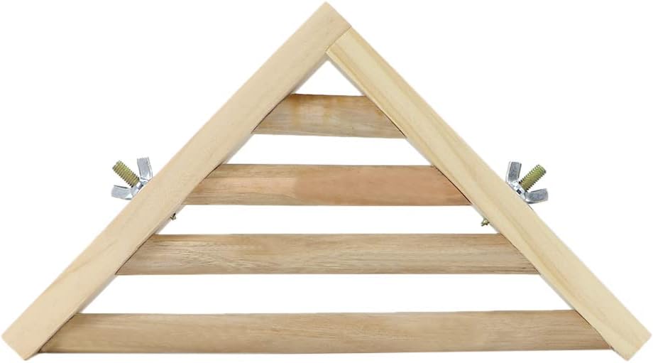 Litewoo Bird Perch Corner Platform Stand Shelf for Birds Budgie Parakeet Cockatiel Conure Cockatoo（Ladder）