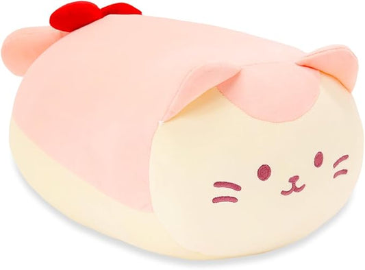 Anirollz Stuffed Animal Plush Toy – 15" Large Plush Doll | Soft, Squishy, Cute, Comfort, Safe | Birthday Gift Pillow with Cute Character Kitty Cat Kittiroll