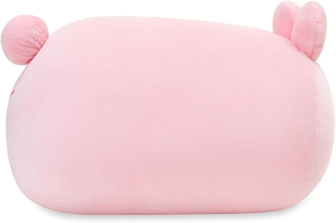 Anirollz Stuffed Animal Plush Toy – 10" Medium Plush Doll | Soft, Squishy, Cute, Comfort, Safe | Birthday Gift Pillow with Cute Character Pink Bunny Rabbit Bunniroll