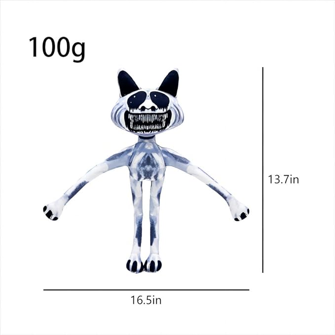 Zoonomaly Smile cat Plush Toy,Horror Game Plush Toy Makes a Great Gift for Fans and Friends Pillow Cosplay Cute Fans Collection Gift（6 in 1）