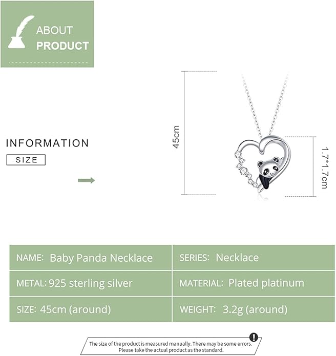 925 Sterling Silver Dog Paw Cat Panda Necklace for Women Cute Dainty Animal Pendant Necklace Gifts for Cat Mom Animals Lover…