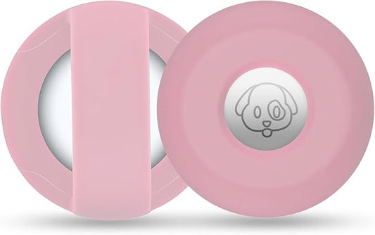 Airtag Holder for Dog Collar, Cibaabo Silicone Air Tag Case Cover Compatible with Apple Airtags for 0.8-1.2inch Cat Pet Collar Harness Loop