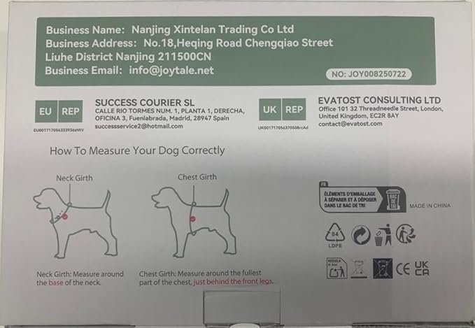 Joytale Lightweight Light Up Dog Harness, Rechargeable No-Pull LED Dog Harness with Detachable Light Box, Airtag Holder, Adjustable for Night Walking, Running & Everyday Use, Red, XS