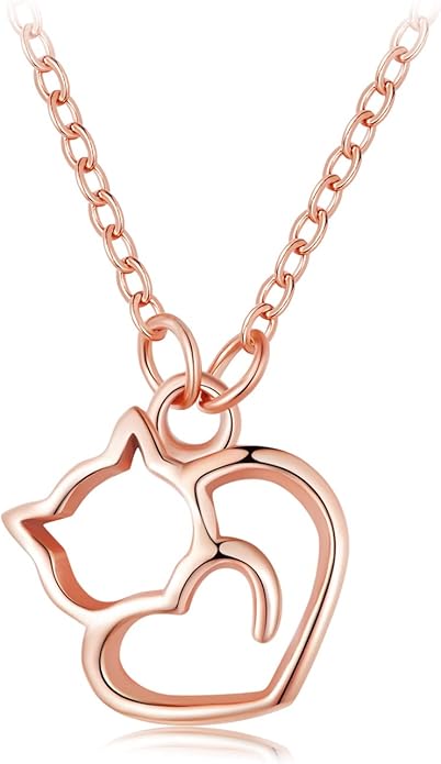 925 Sterling Silver Dog Paw Cat Panda Necklace for Women Cute Dainty Animal Pendant Necklace Gifts for Cat Mom Animals Lover…