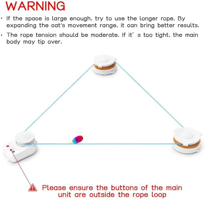 Interactive Cat Toy for Indoor Cats – Automatic Moving & Enrichment Toy for Indoor Cats/Kitten, Auto/Manual Control Cat Treadmill for Exercise & Mental Stimulation, Stimulating Chase Toys(H1K2)