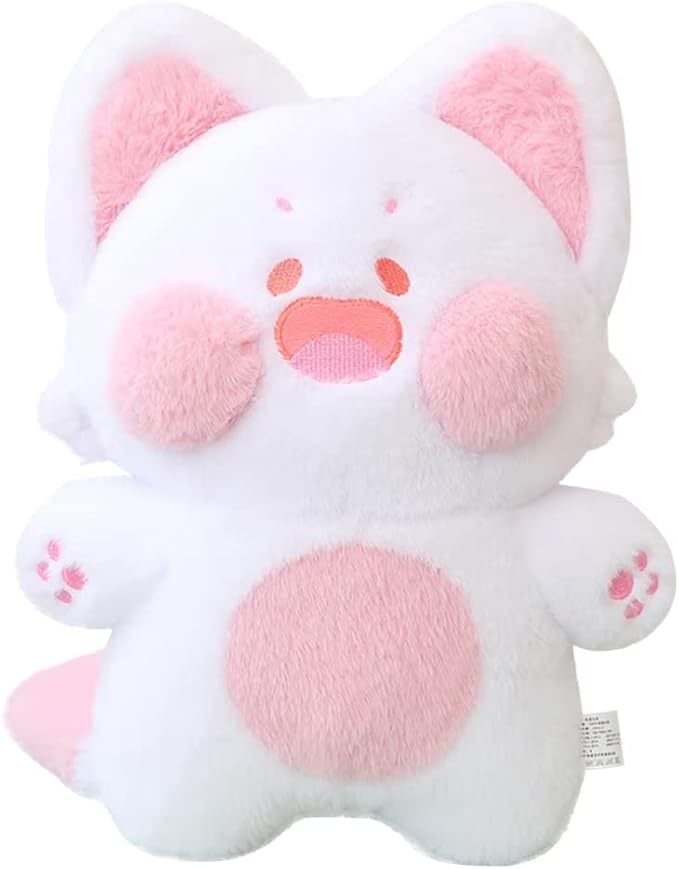 Galatee Cute Cat Plush Toy Cat Stuffed Animal Plush Soft Cat Plushie Pillow Gifts for Adults and Kids(19.6" Pink)