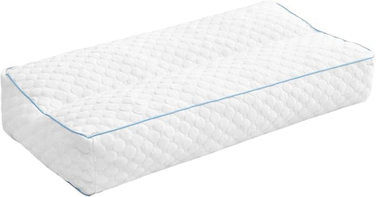 Gehannah Foam Knee Pillow for Side Sleeper, 5.5" Leg Pillow, Separates Legs for Aligns Spine, Relief Lower Back Pain, and Support for Pregnancy