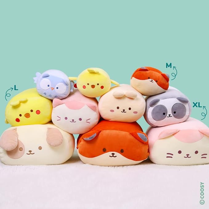 Anirollz Stuffed Animal Plush Toy – 20" Jumbo Plush Doll | Soft, Squishy, Cute, Comfort, Safe | Birthday Gift Pillow with Cute Character Kitty Cat Kittiroll