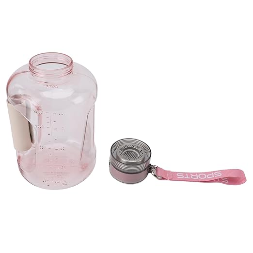 Hydrogen Water Bottle, Portable Leakproof Hydrogen Rich Water Generator, Rechargeable Sports Kettle for Family Fitness Office Travel Daily, 1.5L (Roseate)