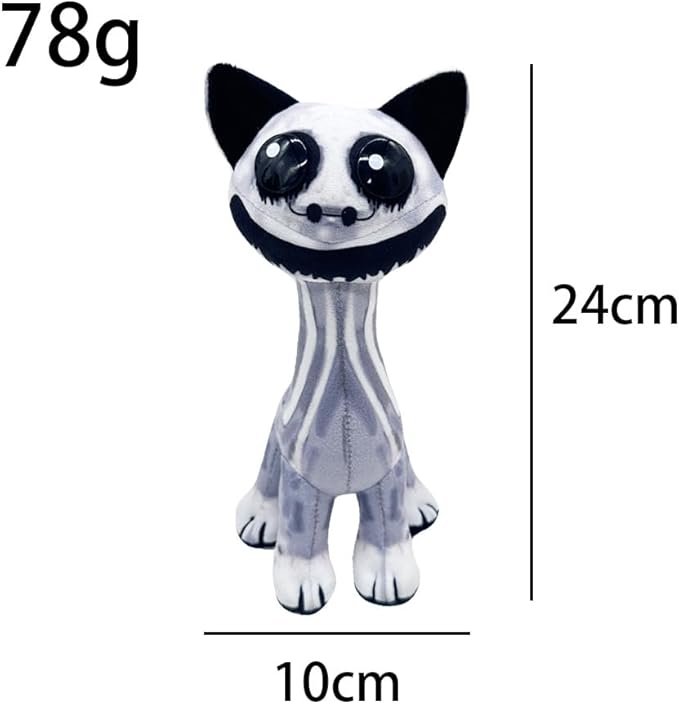 9” Zoo NOMALY Cat Plush Doll Zoo Anomaly Plush Animals Stuffed Plushie Toy Figure Pillow Cosplay Cute Kids Fans Collection Gift