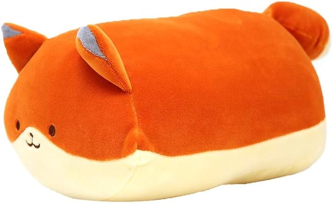 Anirollz Stuffed Animal Plush Toy – 10" Medium Plush Doll | Soft, Squishy, Cute, Comfort, Safe | Birthday Gift Pillow with Cute Character Fox Foxiroll