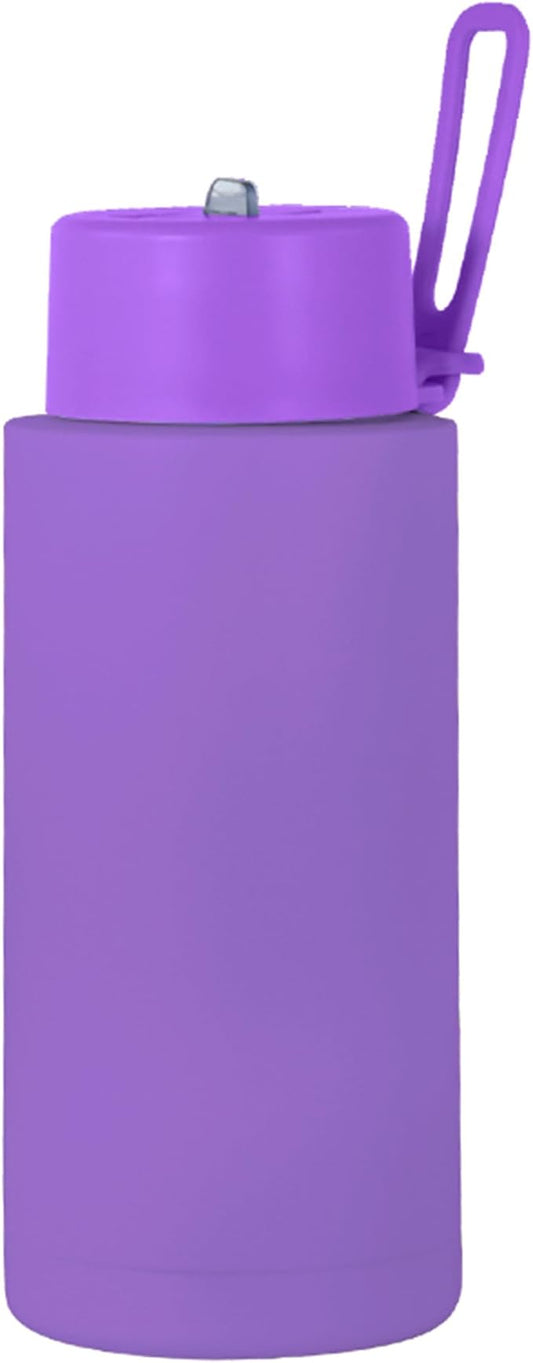 AGH Stainless Steel Insulated Bottle with Straw, 30oz Double Wall Vacuum Insulated Water Bottle, Wide Mouth Thermos Water Bottle for Hot Drinks/Cold Drinks, Travel Water Bottles for Gym & Sport