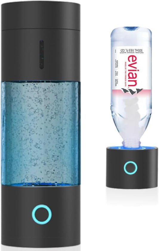 Hydrogen Water Bottle Machine Generator SPE PEM Advanced Technology, Vent with Inhaler Adapter (Polycarbonate (PC))