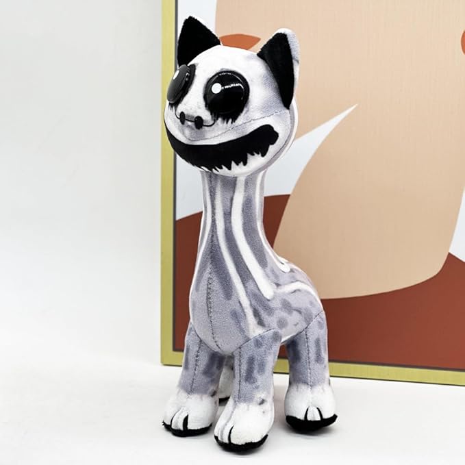 Zoonomaly Smile cat Plush Toy,Horror Game Plush Toy Makes a Great Gift for Fans and Friends Pillow Cosplay Cute Fans Collection Gift（Smile Cat）