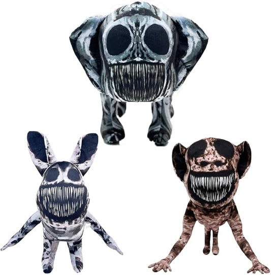 Zoonomaly Smile cat Plush Toy,Horror Game Plush Toy Makes a Great Gift for Fans and Friends Pillow Cosplay Cute Fans Collection Gift（3 in 1#2）