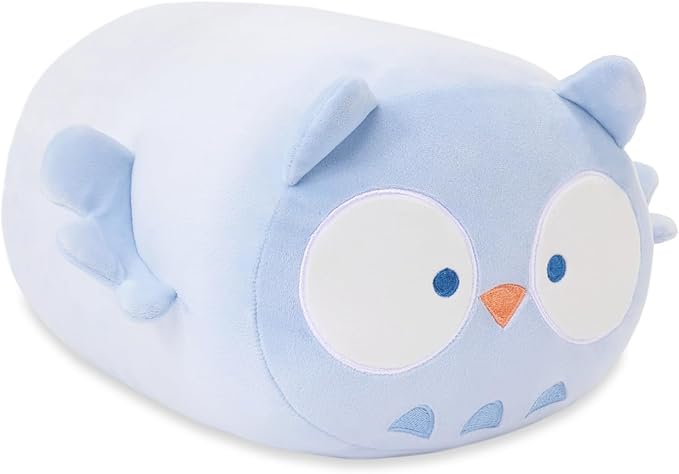 Anirollz Stuffed Animal Plush Toy – 15" Large Plush Doll | Soft, Squishy, Cute, Comfort, Safe | Birthday Gift Pillow with Cute Character Blue Owl Owlyroll