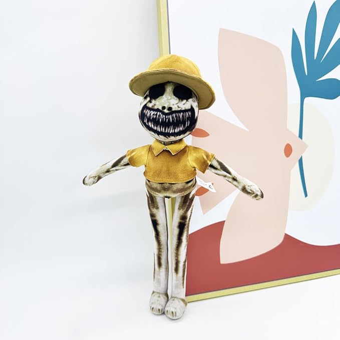 Zoon Nomaly Smile cat Plush Toy,Horror Game Plush Toy Makes a Great Gift for Fans and Friends Pillow Cosplay Cute Fans Collection Gift（Zoo-Keepers）