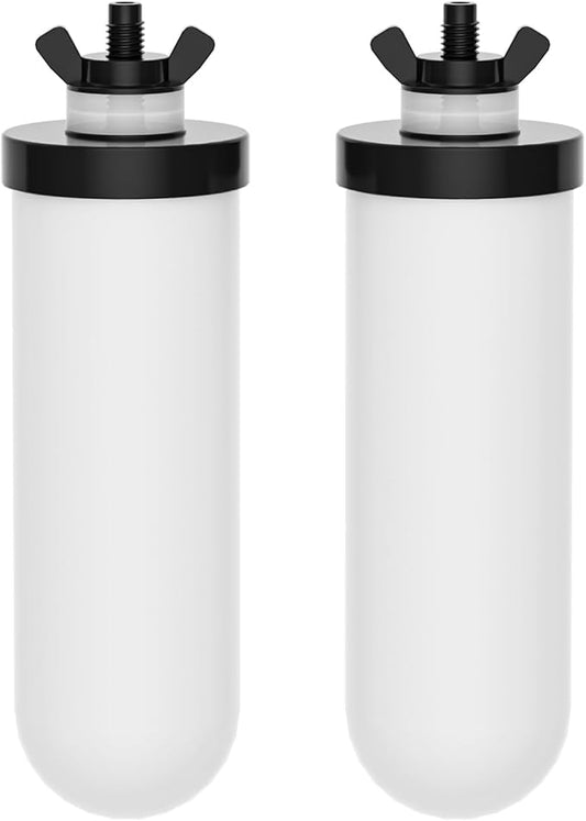 7" Ceramic Filter Activated Carbon Gravity Water Replacement Element (Ceramic Carbon, 2)