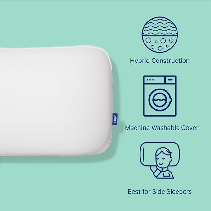 Casper Sleep, King Casper Essential Cooling Hybrid Pillow, White