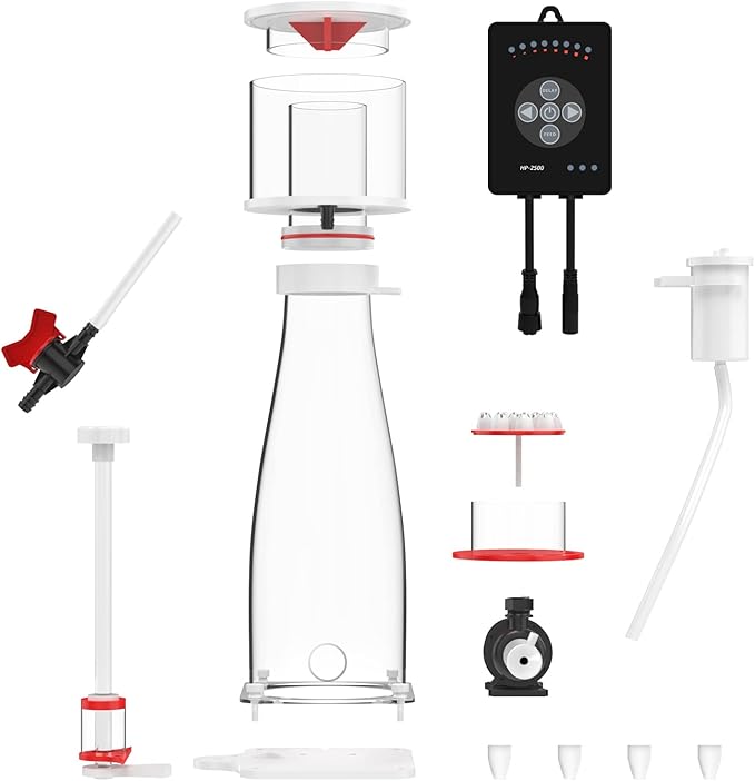 MagTool Aquarium in-Sump DC Protein Skimmer, with Controllable DC Pinwheel Pump for Up to105-135Gal Reef Tank (N130 Plus)