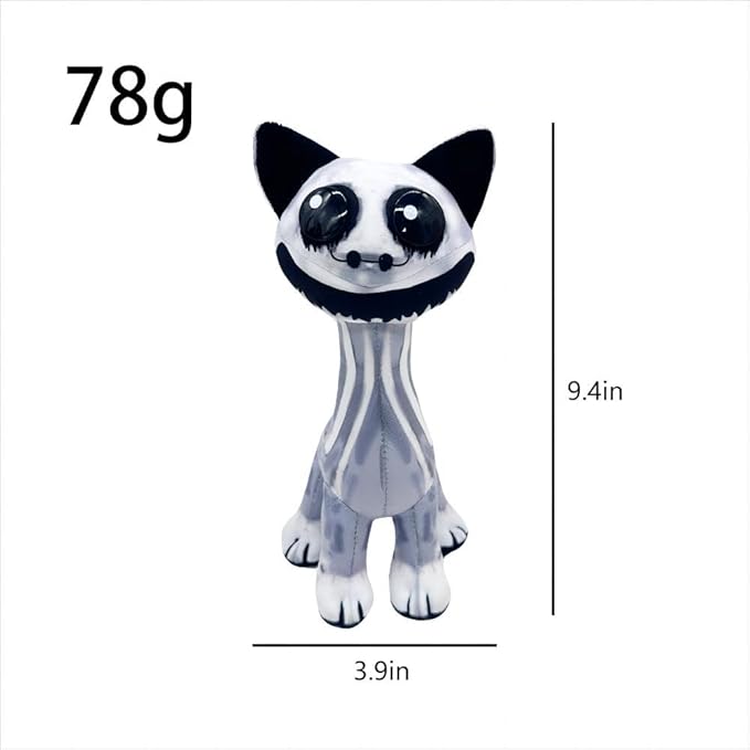 Zoonomaly Smile cat Plush Toy,Horror Game Plush Toy Makes a Great Gift for Fans and Friends Pillow Cosplay Cute Fans Collection Gift（3 in 1）