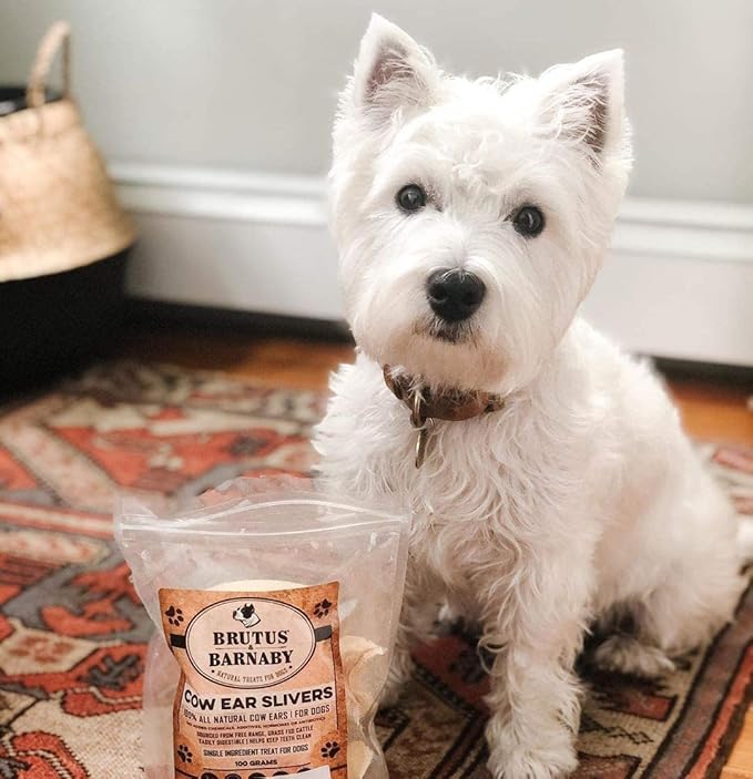 Cow Ears for Dogs – Thick Cut, Grass-Fed Angus Beef, All-Natural No-Rawhide Dog Treat Alternative