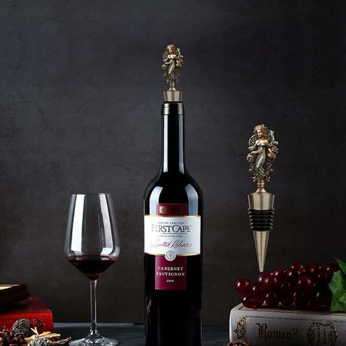 Sunflower Decorative Wine Stoppers, Wine Bottle Stopper with Beautiful Art Glass，Beverage Bottle Stoppers For Gifts, Bar, Holiday Party, Wedding, Wine Stoppers, Wine Stoppers and Pourers (2H820)