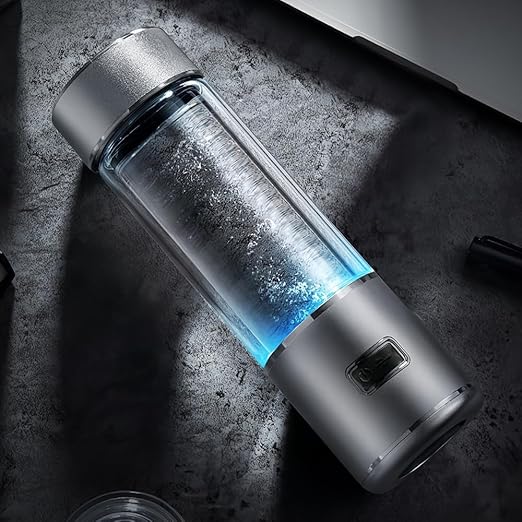 Hydrogen Water Bottle is a 3-Purpose Hydrogen Water Generator That uses Advanced SPE and PEM Over 3000 ppb of odourless Hydrogen Water 2024-New Upgrade (with Hydrogen Absorption)