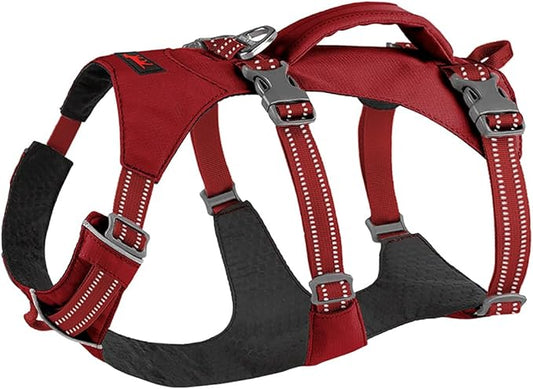 Tuff Pupper Escape Proof Dog Harness for Medium Dogs | No Pull Lightweight Adjustable Harness | No Escape Multifunctional Outdoor Pet Gear | Strong Durable Breathable | Secure Comfortable Fit